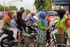 Tak Pakai Masker, Pedagang dan Pengunjung Pasar di Kota Tegal Dihukum Push Up dan Mengaji