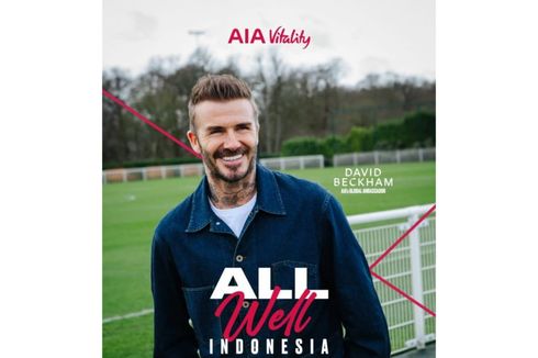 David Beckham Hadiri AIA Vitality di Indonesia pada Januari 2021