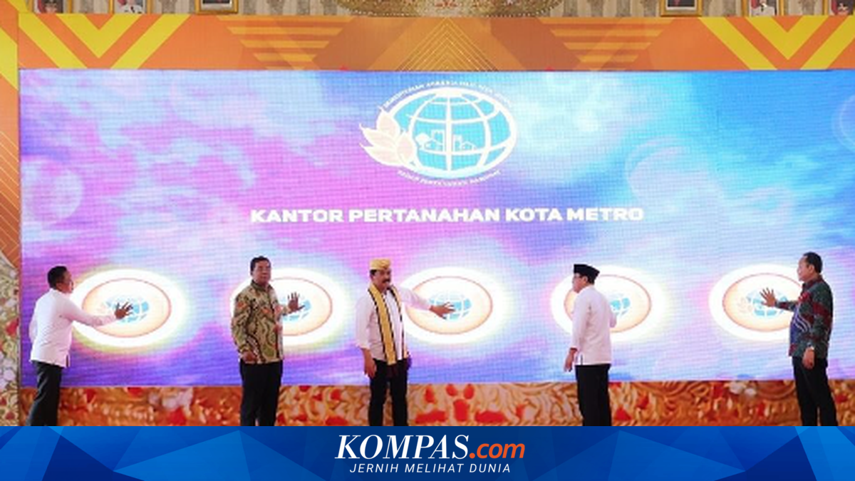 Metro Resmi Jadi Kota Lengkap Pertama di Pulau Sumatera