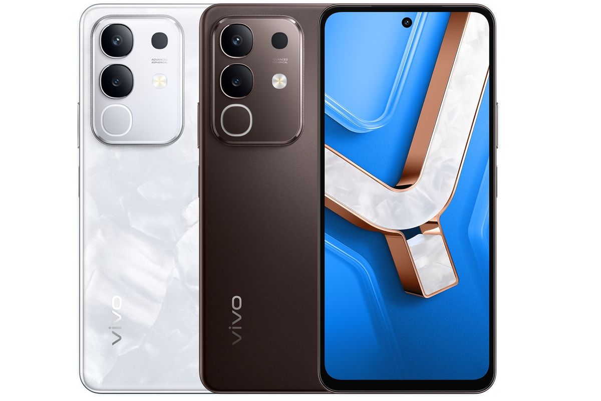 Vivo Y29 resmi di Indonesia dalam varian warna Putih Marmer dan Cokelat Cendana.