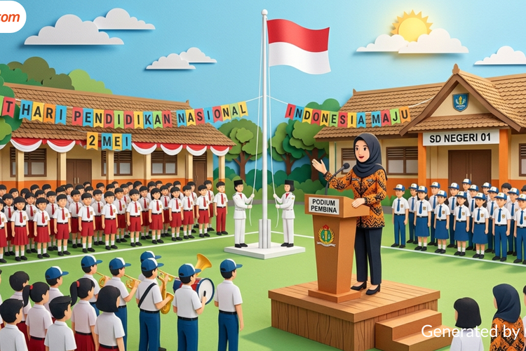 10 Contoh Amanat Pembina Upacara Hari Pendidikan Nasional 2 Mei, Durasi 3-5 Menit