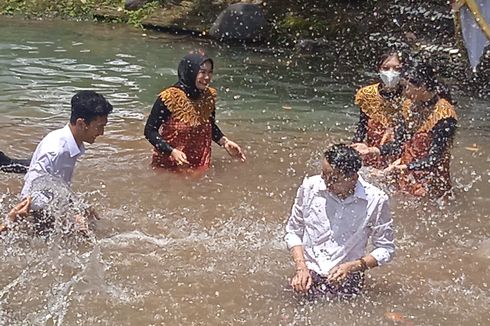 Mengenal Blangikhan, Tradisi Mandi di Sungai yang Dilakukan Warga Lampung Jelang Ramadhan