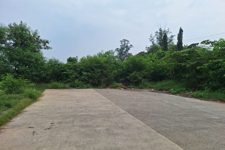 Warga minta jalan mangkrak samping Banjir Kanal Timur (BKT) Marunda di Jakarta Utara, segera diperbaiki.