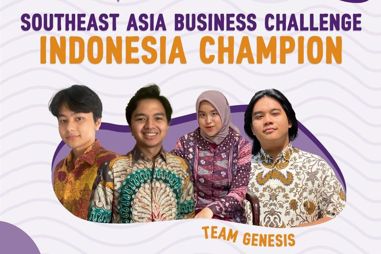 Pemenang kompetisi bisnis virtual Taste The Future Business Challenge Mondelez Indonesia.