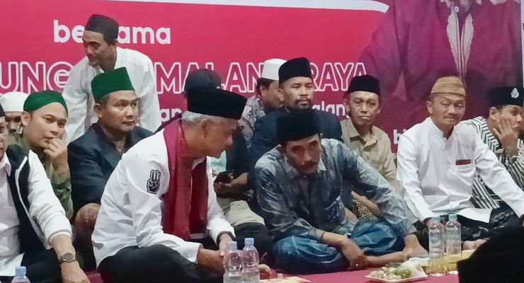 Di Malang, Ganjar Pranowo Kunjungi Rumah Penggagas Hari Santri Nasional