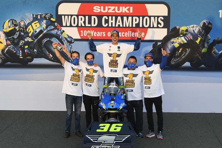 Joan Mir berhasil menjadi juara dunia MotoGP 2020