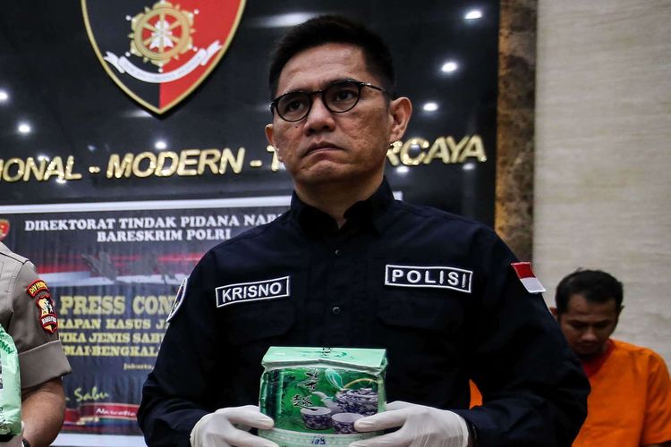 Wadir Tipid Narkoba Bareskrim Polri Kombes Pol Krisno Halomoan Siregar.