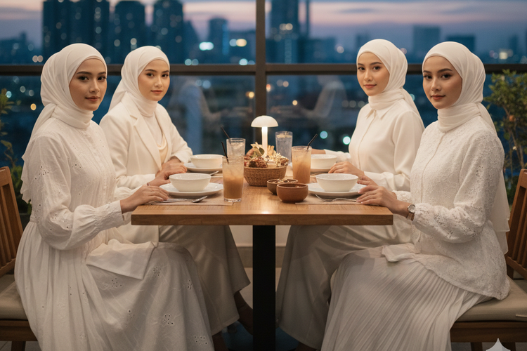 Bingung pilih outfit bukber? Simak 7 ide dresscode unik dan mudah, dari denim chic hingga berkain modern yang tetap sopan dan stylish.