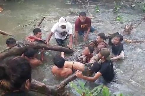 Diduga Mabuk, Warga Baubau Tabrak Jembatan dan Jatuh Ke Sungai, Ditemukan Sudah Tewas