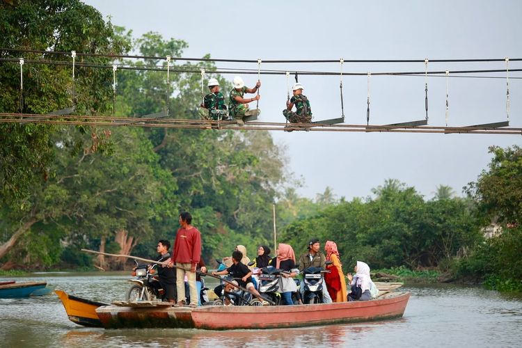 Jembatan yang Ditinjau Gibran Hampir Rampung, Warga Lampung Timur Segera Nikmati Akses Baru