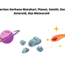 Pengertian Gerhana Matahari, Planet, Satelit, Komet, Asteroid, dan Meteoroid