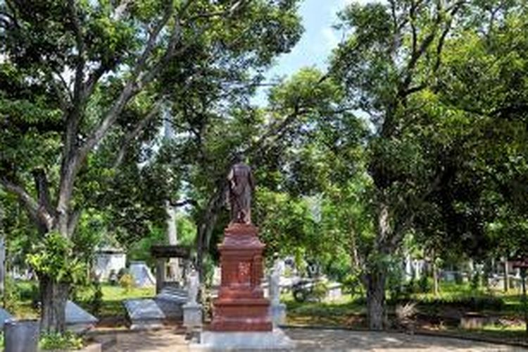 Suasana Museum Taman Prasasti di Jakarta Pusat, Kamis (29/1/2015).