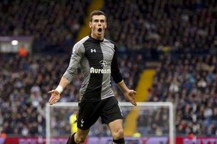 Gelandang serang Tottenham Hotspur dari Wales, Gareth Bale. 