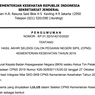 Kemenkes Umumkan Hasil Akhir Seleksi CPNS 2019, Simak Ketentuan Selengkapnya!
