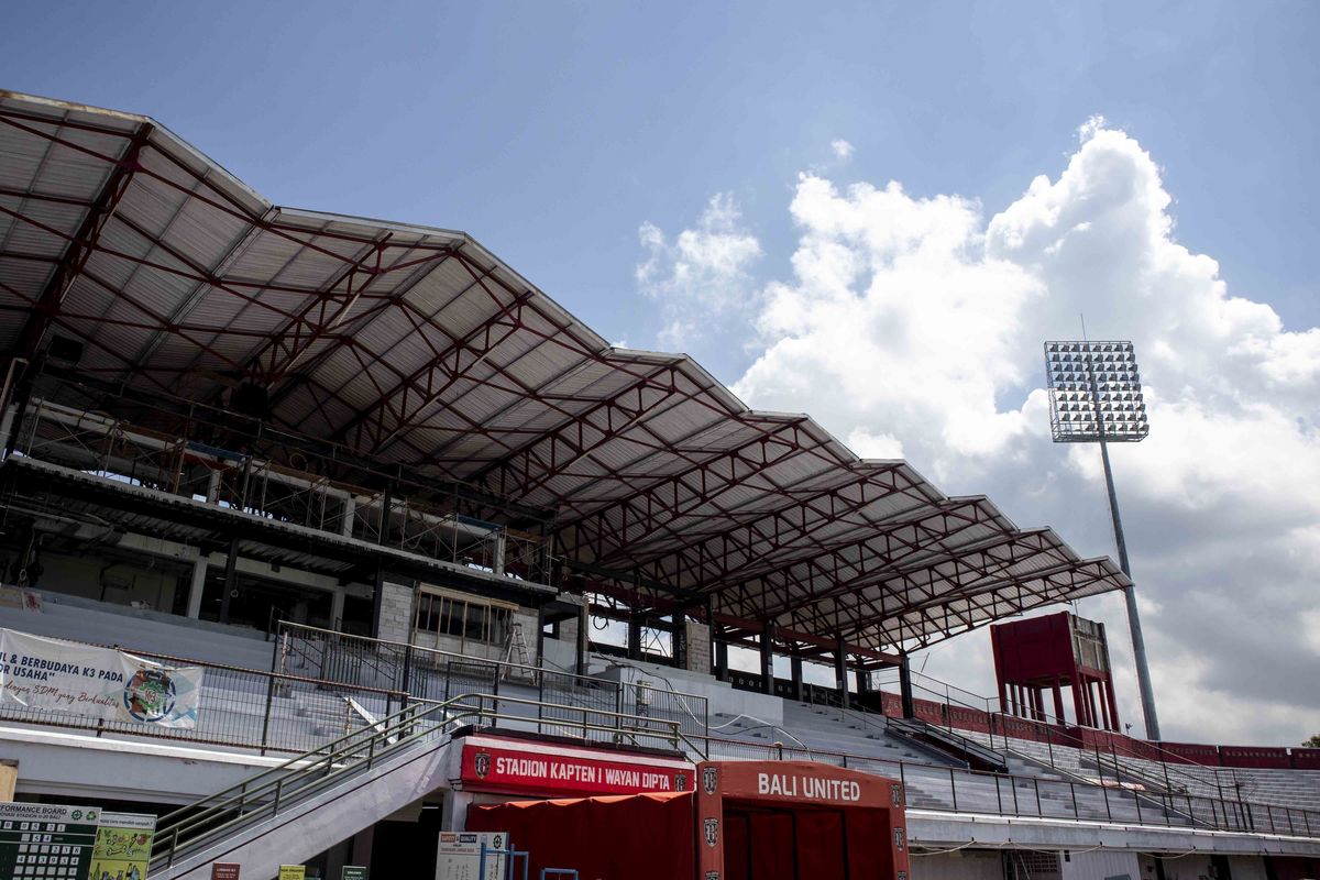 Markas Bali United Stadion Kapten I Wayang Dipta Gianyar, Bali.