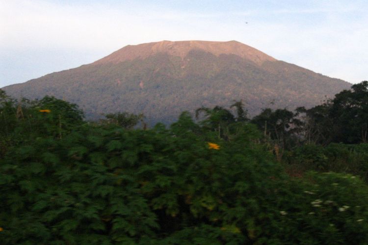 Mount Marapi in West Sumatra