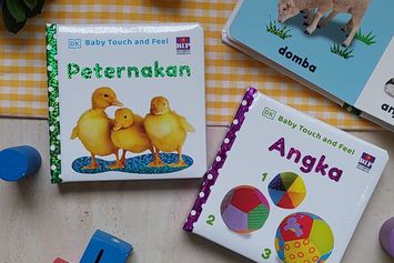 Buku Baby Touch and Feel Dapat Melatih Motorik Halus Bayi dengan Board Book Berteksturnya