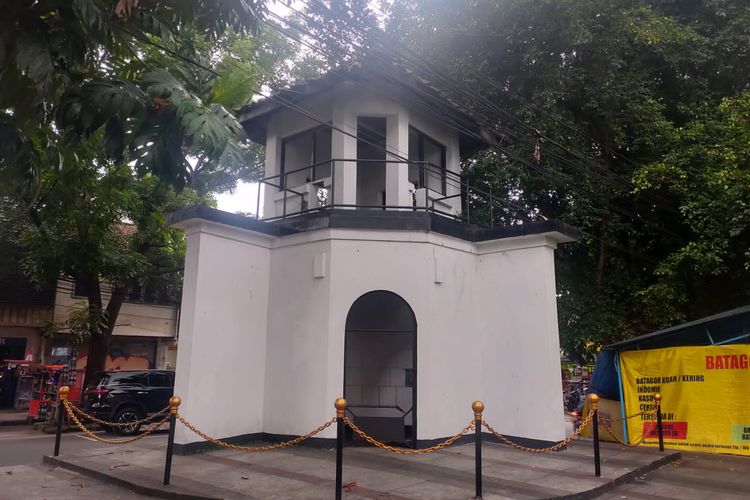 Menara pengawas Penjara Banceuy, Kota Bandung, Jawa Barat, Selasa (8/11/2022).