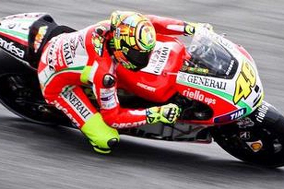 Pebalap Ducati, Valentino Rossi.