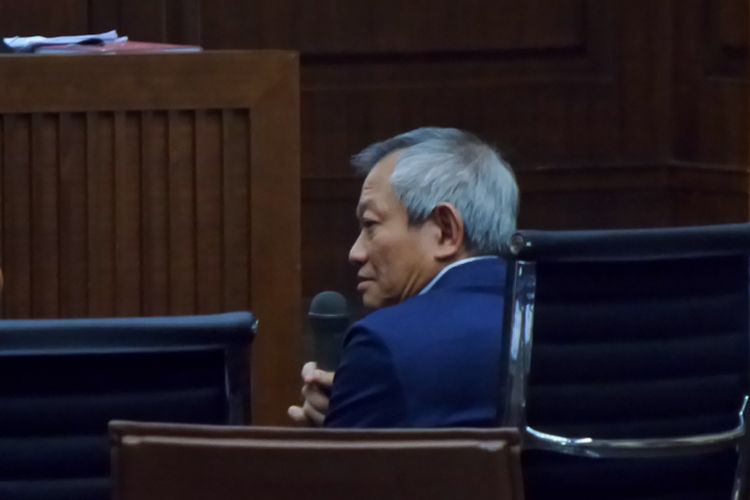 Wirawan Tanzil saat bersaksi dalam sidang kasus e-KTP di Pengadilan Tipikor Jakarta, Kamis (27/4/2017).