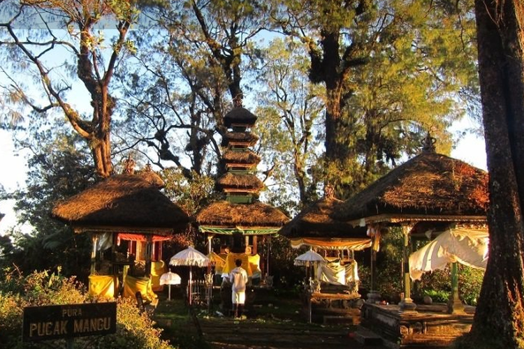 Pura Puncak Mangu di Kabupaten Badung, Bali.