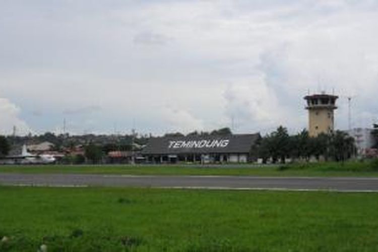 Bandara Temindung, Samarinda, Kalimantan Timur.