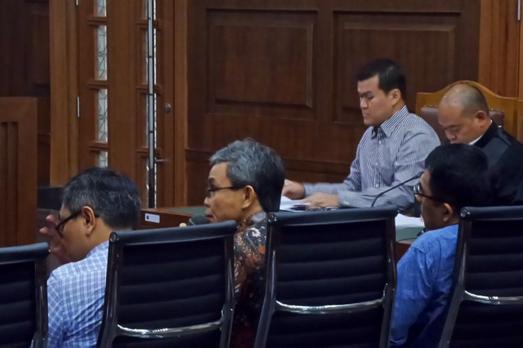 Sidang kasus dugaan korupsi pengadaan e-KTP di Pengadilan Tipikor