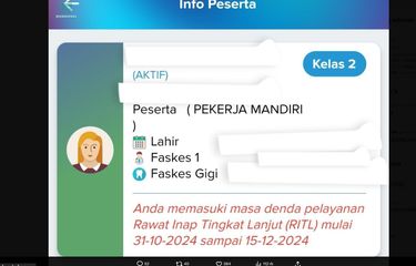 Keterangan denda pelayanan BPJS Kesehatan