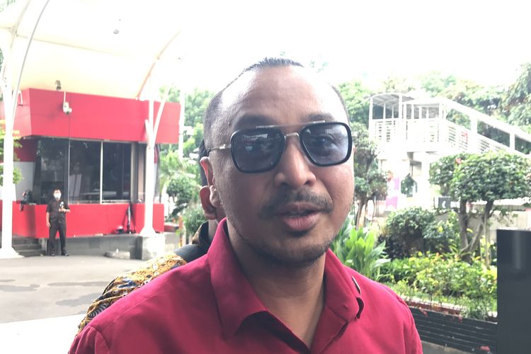 Ketua Umum DPP Partai Solidaritas Indonesia (PSI) Giring Ganesha saat ditemui di Gedung Merah Putih KPK, Jakarta, Rabu (18/5/2022).
