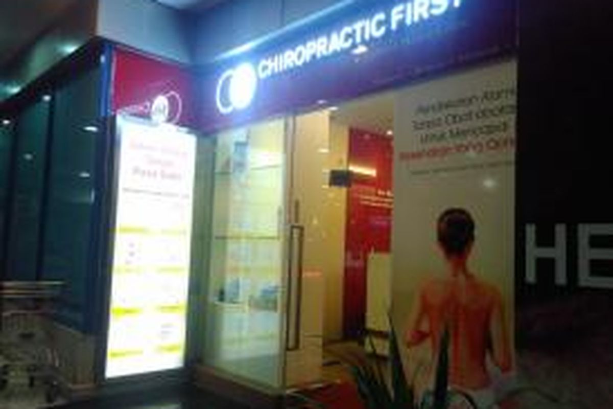Klinik Chiropractic First di Pondok Indah Mall, Jakarta Selatan.