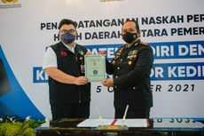 Tingkatkan Pelayanan Polres Kediri Kota, Bupati Kediri Hibahkan Tanah Polsek Banyakan