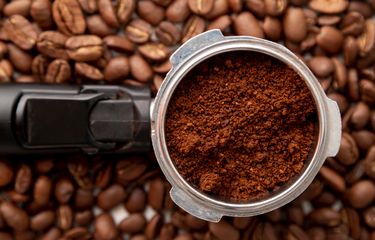 Ilustrasi ampas kopi. 