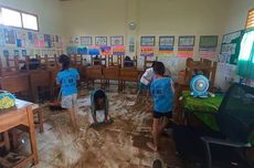 Gedung Sekolah Terendam Banjir, Dua SD di Madiun Diliburkan