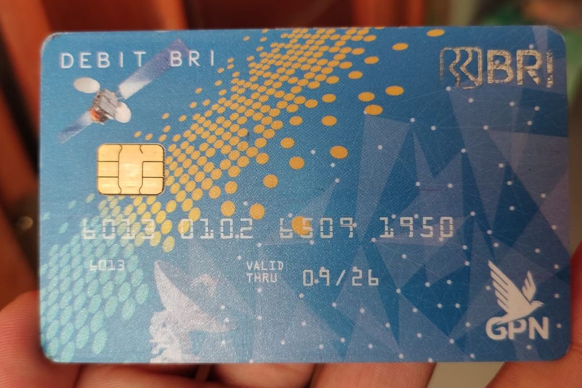 Cara cek nomor kartu ATM BRI atau nomor kartu debit BRI Bank BRI.