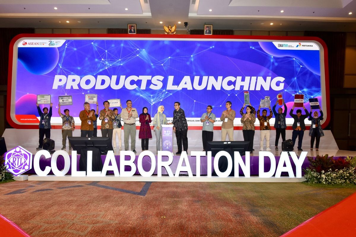 Acara Pertamina Research And Technology Innovation (RTI) Collaboration Day di Ballroom Grha Pertamina, Kamis (22/6/2023).