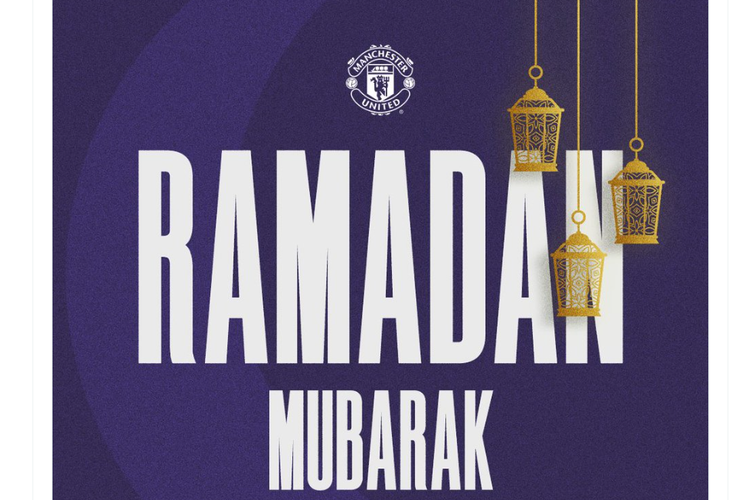 Klub-klub Eropa termasuk Manchester United turut merayakan bulan suci Ramadhan yang jatuh pada hari Kamis (23/3/2023). 