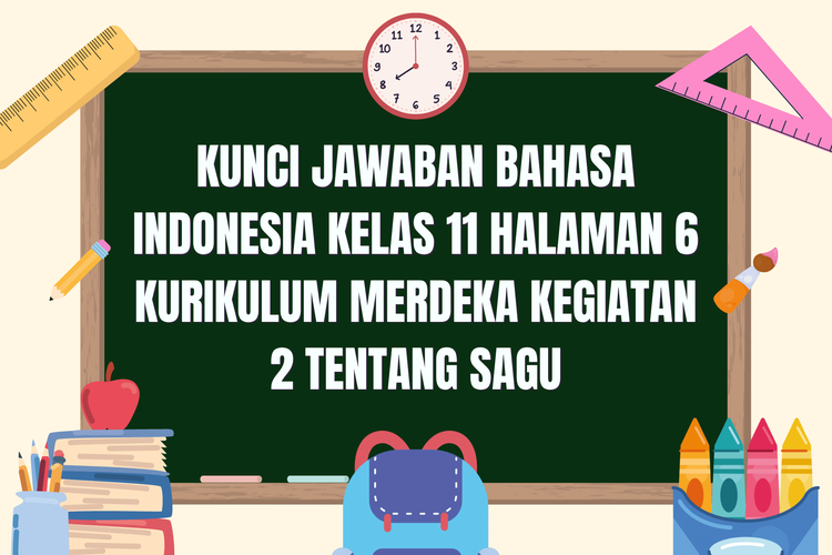 Kunci Jawaban Bahasa Indonesia Kelas 11 Halaman 6 Kurikulum Merdeka Kegiatan 2 tentang Sagu
