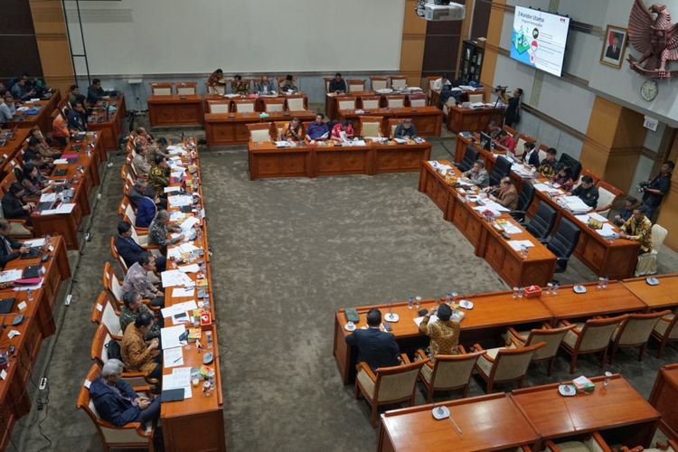 Ilustrasi: Rapat Dengar Pendapat KPK dan Komisi III di Kompleks Parlemen, Senayan, Jakarta, Rabu (3/10/2018).