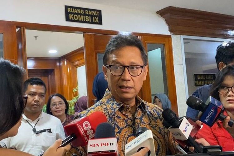 Menkes Budi Gunadi Sadikin saat ditemui di Gedung DPR, Senayan, Jakarta, Kamis (16/5/2024). 