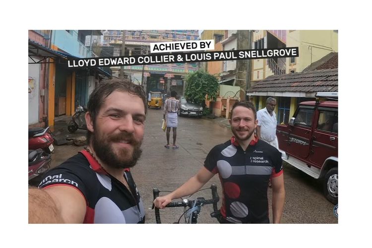 Sepasang dokter memecahkan rekor dunia, Guinness World Record dengan mengendarai sepeda tandem keliling dunia sejauh lebih dari 33.335 kilometer. Lloyd Collier dan Louis Snellgrove bersepeda selama 218 hari, 22 jam.