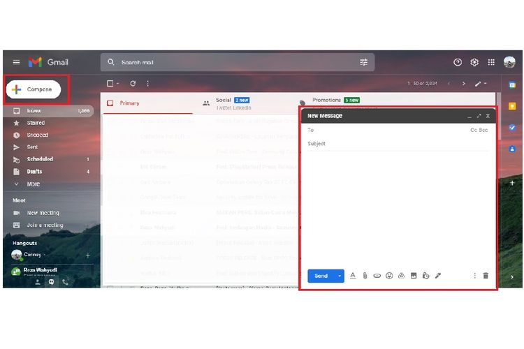 Cara menjadwalkan email di Gmail