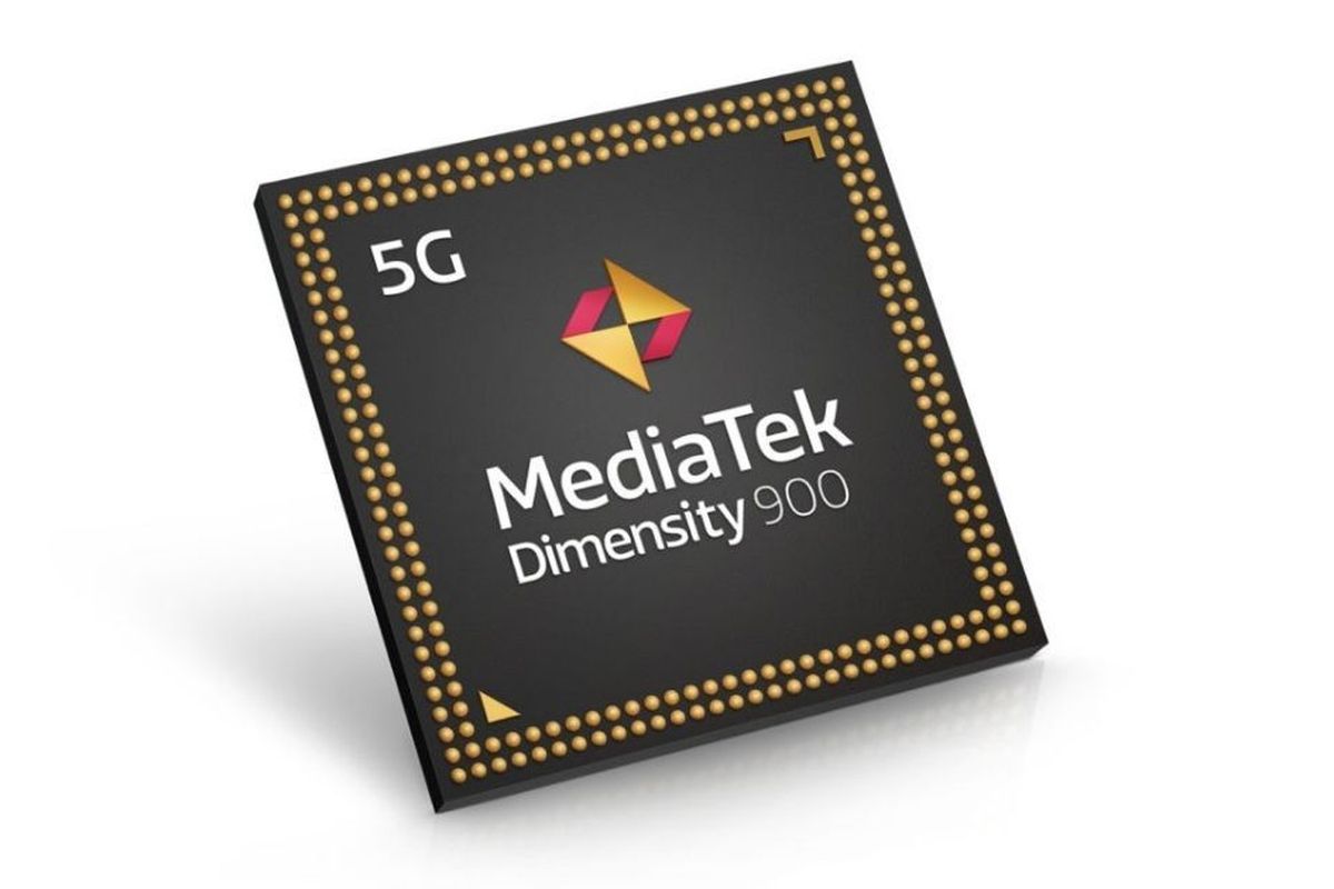 Ilustrasi chipset Mediatek Dimensity 900.