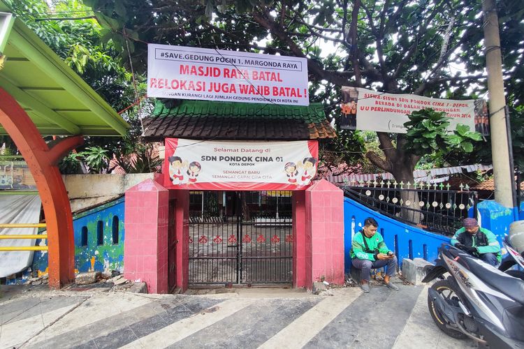 Sekolah Dasar Negeri (SDN) Pondok Cina 01 Depok di Senin (6/11/2023) siang.