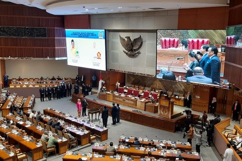 Pimpinan DPR Lantik Pengganti Edhy Prabowo dan Zainuddin Amali 