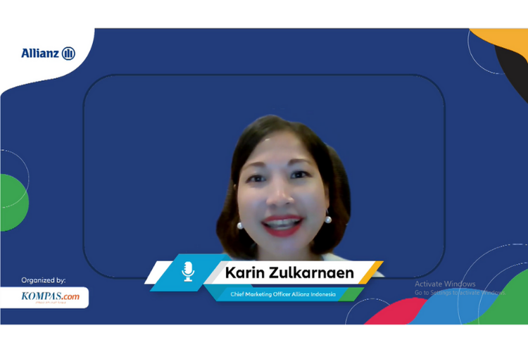 CMO Allianz Indonesia Karin Zulkarnaen. 
