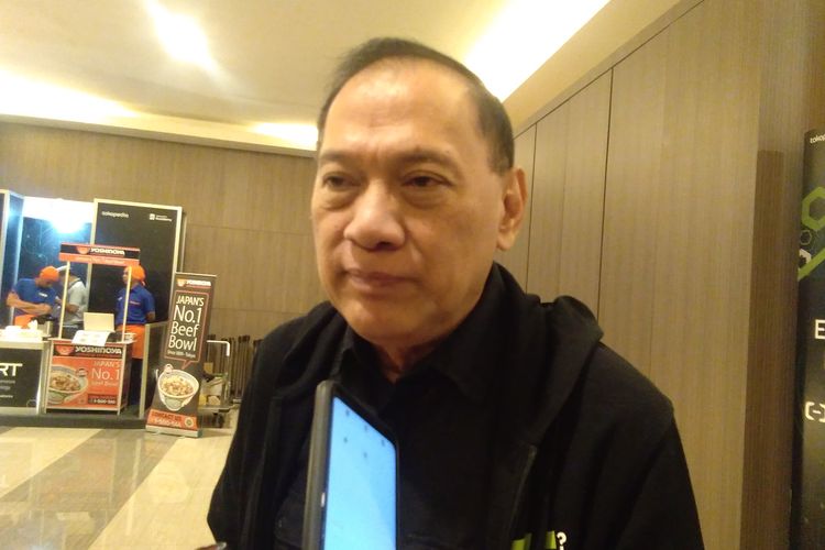 Komisaris Utama BNI dan Tokopedia, Agus Martowardojo ditemui di salah satu acara Tokopedia, Jakarta, Sabtu (22/2/2020).