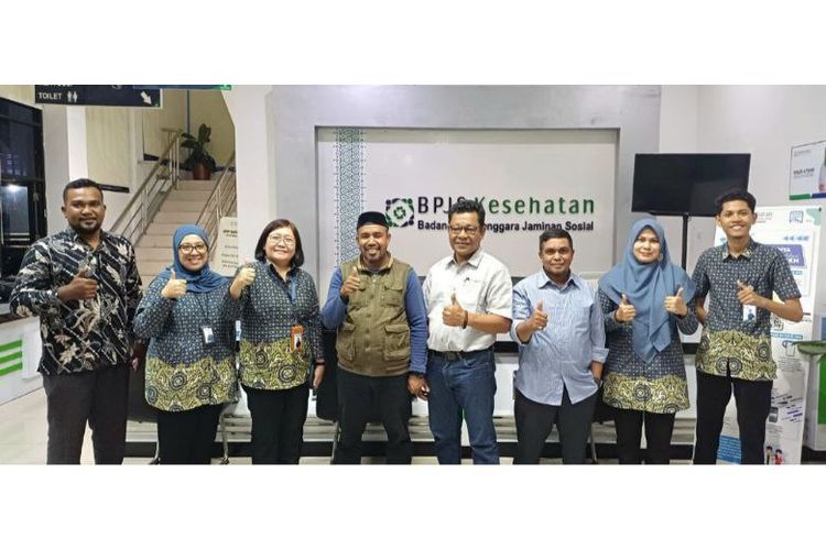 Kunjungan Komisi I DPRD Kabupaten Halmahera Timur ke kantor BPJS Kesehatan Ternate.