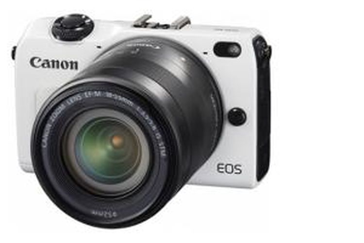 Canon EOS-M2, salah satu produk kamera dari Canon