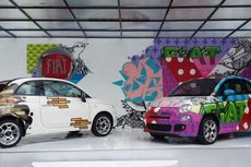 Rawan Lecet, Stiker Grafiti Fiat 500 Art Edition Bergaransi