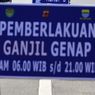 Ingat, Ganjil Genap di 25 Ruas Jalan Jakarta Tetap Berlaku